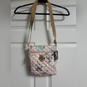 Nanette Lepore - NWT- Pink, Floral,Adjustable,Washable Crossbody Bag